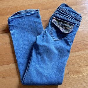US POLO ASSN Jeans Girls 8 Blue Denim Authentic